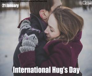 yapboz Uluslararası Hug's Day